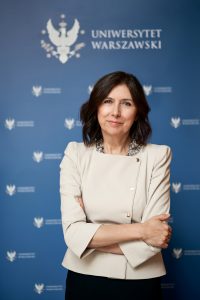 prof. Ewa Krogulec, prorektor UW