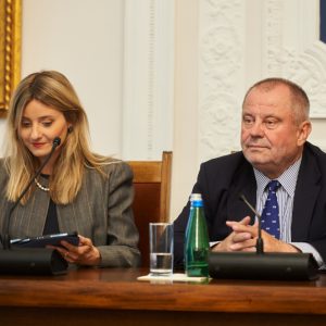 Debata „Przyszłość Polski w Unii Europejskiej” na UW. Fot. Mirosław Kaźmierczak/UW
