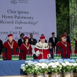Uroczystość promocji doktorskiej i wręczenia listów gratulacyjnych doktorom habilitowanym na UW. Fot. Mirosław Kaźmierczak/UW