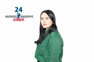 Finalistka konkursu dr Klaudia Kaniewska z Wydziału Chemii UW. Fot. Leszek Zych/POLITYKA