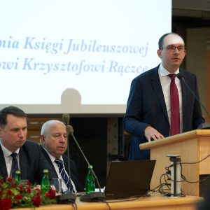 Jubileusz prof. Krzysztofa Rączki. Fot. Mirosław Kaźmierczak/ UW