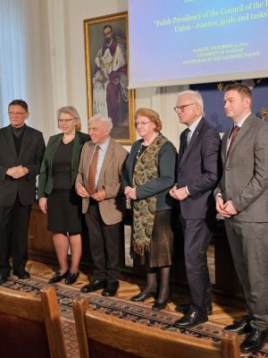 „Prezydencja Polski w Radzie Unii Europejskiej – istota, cele i zadania”. Fot. Robert Przybysz