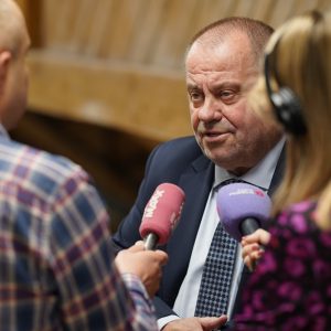 Przedświąteczne śniadanie prasowe na UW. Fot. Mirosław Kaźmierczak/UW