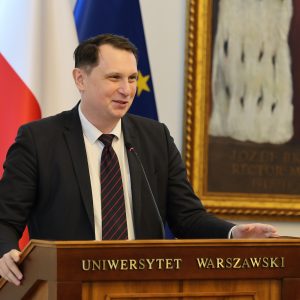 Konferencja „Prawo i polityka. W 100. rocznicę urodzin Profesora Andrzeja Stelmachowskiego”. Fot. Krystian Szczęsny/UW