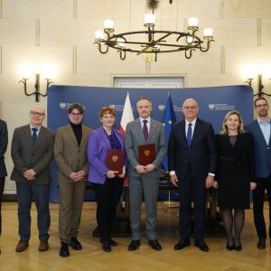 Podpisanie porozumienie pomiędzy UW i MSZ. Fot. Mirosław Kaźmierczak/UW